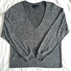 Lucky Brand Ribbed V-Neck Cloud Jersey Top